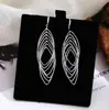Nuevos Pendientes de Gancho para Oreja con Forma de Aro de Línea, Pendientes de Borla de Rombo Multicapa, Pendientes de Alta Gama, Elegantes y de Moda al por Mayor