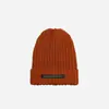 Gorro Unissex Estilo Japonês para Casal, Versátil para Outono e Inverno, Versão Coreana de Gorro Tricotado, Gorro Quente Oversized Solto
