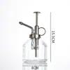 Regador de pressão manual criativo de vidro, pulverizador de água, cor transparente, vidro, abóbora, bico de aspersão, atacado e varejo