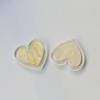 Ins Coreano Borde Transparente Empalme Corazón de Melocotón DIY Accesorios para Pendientes Acrílicos Accesorios para el Cabello con Corazón Material para Tocado Venta al por Mayor