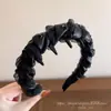 Diadema de estilo de cabello para la frente de caña alta 2026, versátil con dientes para un agarre antideslizante, diadema para lavarse la cara, colección de accesorios para el cabello para mujeres