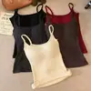 Venda Direta de Fábrica de Camisola Popular para Mulheres no Sudeste Asiático com Bojos, Design Versátil com Costas Vazadas e Alças Finas