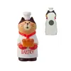 Ímã de Geladeira Gato Fofo Estilo Japonês Ins Alto Valor Magnético 3D Pão Assando Bolo Decoração de Cozinha Metabo