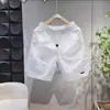 Roupa de trabalho estilo minimalista masculina casual perna reta versátil para atividades ao ar livre com cordão verão nova tendência short de outer wear
