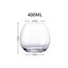 Ventas Directas de Fábrica Vaso de Vidrio Ultra Delgado Copa de Vino Copa Colin Copa de Cóctel de Cristal Venta al por Mayor Copa Inclinada Ola Marina