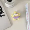 Nuevo lindo peluche de boca de salchicha estrella horquilla para flequillo horquilla rota divertida pinza de pico de pato horquilla tocado estilo ins