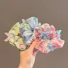 Lazo de Tela Rosa y Blanco a Cuadros para el Cabello 2025 Nueva Diadema Elegante Accesorio Elástico para el Cabello
