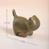 Linda Figura de Gato de Sándalo Adorno de Escritorio Regalo Creativo de Gato Sanador para Niñas en el Festival Qixi