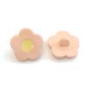 Botones de Plástico Flor Estilo Chanel Flor Hebilla Decorativa Irregular Chaqueta de Pijama Sentido Avanzado Pintura en Spray Botones Lindos