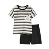 Pijama de Verano Transfronterizo Lindo de Dibujos Animados para Mujer Estilo Ins Traje de Manga Corta Ropa Exterior Suelta para Mujer Ropa para el Hogar
