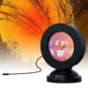 Lámpara de puesta de sol transfronteriza RGB16 colores control remoto lámpara de puesta de sol Lámpara de puesta de sol roja de internet Lámpara de mesa USB lámpara de proyección lámpara de ambiente de piso