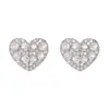 Pedrería en Forma de Corazón Adecuada para Accesorios de Auriculares Freeclip2, Clips de Pedrería para Auriculares, Accesorios para Auriculares Bluetooth, Diseño Original de Nicho