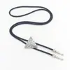 Collar Largo con Colgante de Pirámide de Venta Caliente Europeo y Americano Retro Geométrico Decoración de Triángulo Corbata Bolo Cadena de Suéter Personalizada