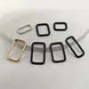 Fabricante de Hebillas Cuadradas de Alambre de Hierro, Hebillas de Marco Cuadrado Metálico para Correas de Bolsos, y Hebillas Cuadradas Galvanizadas Negras para Correas de Bolsos y Ropa