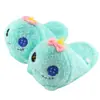 Pantuflas de Dibujos Animados Anime de Terciopelo Súper Suave con Punta Cerrada Unisex para Pareja Zapatos Cálidos para el Hogar Zapatos para el Piso Modelo Nuevo Otoño e Invierno 2026