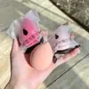 Algodão puro camurça esponja de beleza flexível textura amigável à pele esponja de pó delicada esponja de pó esponja de maquiagem