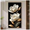 Pintura Decorativa de Entrada de Puerta de Entrada Floral de Alta Gama, Pintura Colgante de Extremo de Pasillo de Estilo Moderno Simple, Mural de Alta Gama