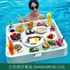 Prato de Frutas para Piscina de Rattan Flutuante Redondo Bandeja para Fonte Termal Cesta de Café da Manhã Balinês Vietnamita Hotel Pousada Villa