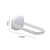 Colgador de Ropa Organizador Estante Gancho de Balcón Plegable Multifuncional Estante de Secado Montado en Pared Sin Taladro Clips para Colgador de Ropa
