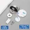 Tope de puerta superior de acero inoxidable sin perforaciones Tope de puerta de succión al suelo tipo Tortuga con resistencia magnética para puerta, goma gruesa anticolisión, tope de puerta montado en el suelo