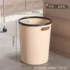 Cubo de basura de cocina simple sin tapa con anillo de presión, cubo de basura portátil para sala de estar, dormitorio, oficina, baño