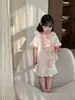 Bata Anmeiya para niñas ropa para padres e hijos vestido de verano bata de encaje Tencel Lyocell Anyang fabricantes de ropa para niños
