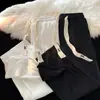 Pantalones para Hombre para Primavera y Otoño con Tacto Fluido, Diseño Estilo Ins, Pantalones Deportivos Frescos y Elegantes de Calle, Pantalones Largos Casuales Sueltos Rectos de Pierna Ancha, Modernos