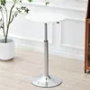 Mesa de Negociación Comercial, Mesa de Patas Altas, Mesa de Bar, Mesa de Café Pequeña de Lujo Ligero para Uso Doméstico, Mesa de Comedor, Mesa Pequeña Giratoria y Ajustable en Altura