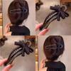 Pinza para el pelo 2025 Estilo Nuevo con Tachuelas de Diamante Pinza de Garra de Gama Alta para Mujer Pinza Perezosa de Celebridad de Internet para la Parte Posterior de la Cabeza Pinza para el Cabello Pinza de Pato Accesorio para el Cabello