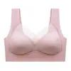 Copo fixo de uma peça feminina sem marca sem anel de aço Mama de dormir roupa íntima para mulheres