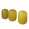 Aceite de pollo natural color cera de abeja amarilla Chalcedonia amarilla de Tíbet cuentas de barril cuentas superiores cuentas de Buda accesorios para manualidades al por mayor