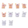 Micro Paisagem Criativa Desenho Animado Pelúcia Cachorrinho Branco Boneca Caixa Surpresa Decoração Acessórios Carro Decorações de Mesa Atacado