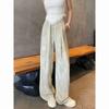 Pantalones de Algodón y Lino para Mujer Verano 2025 Estilo Nuevo Holgados Tie-Dye Yamamoto Pierna Ancha Seda de Hielo Protección Solar Pantalones Frescos