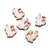 Colgante de gota de aceite de aleación de dibujos animados de color, gatito, dinosaurio, accesorios para animales pequeños, bricolaje, colgante, pulsera, llavero, venta al por mayor
