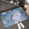 Alfombrilla absorbente de baño con diatomeas y diseño de mármol, antideslizante, para puerta de entrada de baño y cocina, de alta calidad