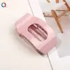 Qi Yue Presilha de Cabelo de Silicone Macio com Diamante Parte de Trás da Cabeça Grampo de Cabelo com Temperamento Alta Aparência Coque Curvo Presilha Tubarão Acessórios de Cabelo Venda por Atacado