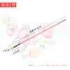 Comércio exterior transfronteiriço Weizhuang pó Haste cerdas Leque Caneta Caneta para pintura a guache pincel de pelo de porco para aquarela conjunto tinta acrílica