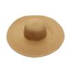 Chapéu de Verão Feminino de Aba Larga Dobrável Aba Larga Macia Chapéu de Sol de Praia Chapéu de Palha Chapéu de Viagem para Praia