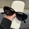 Nuevas gafas de sol ojo de gato de Xiaohongshu para mujer con el mismo estilo que las celebridades de internet, monturas de gafas de estilo europeo y americano de alta gama, sin maquillaje, anti-ultravioleta