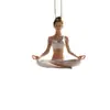 Pendente para Carro de Menina de Yoga Acrílica Plana Transfronteiriço Novo Pendente de Decoração para Casa