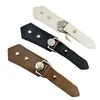 Hebilla de Metal y Cuero de Moda Accesorio Decorativo para Ropa de Mujer Chaqueta Abrigo de Trinchera Hebilla de Ajuste de Conexión