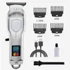 Set de Cortapelos Eléctrico Transfronterizo con Recortadora de Cabello Recargable y Máquina Cortapelos Combo