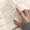 Anillo de Plata de Ley 925 con Moneda de Cobre para Mujer, Lujo Ligero y Sensación de Alta Gama, Anillo de Pareja Ajustable, Nueva Joyería de Anillo de Moneda Estilo Chino