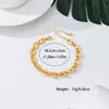 1 Pieza de Cadena Dorada de Nariz de Cerdo Cadena Ovalada Dorada Europea y Americana de Lujo Accesible Pulsera para Mujer, Simple y Versátil, Gama Alta