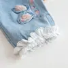 Pantalones Deportivos de Encaje de Dibujos Animados para Niñas Otoño Elegantes Sueltos Casuales Largos para Bebé