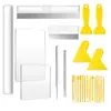 Conjunto de Ferramentas para Argila de Cerâmica DIY Escultura e Modelagem de Cerâmica Relevo Conjunto Completo Placa de Prensagem para Argila Acrílica