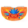Capas Coloridas Personalizadas de Fábrica para Carnaval, Capas com Máscara de Pena Colorida para Crianças, Capas com Amarração Atacado