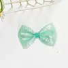 Malla Láser Colorida Cinturilla de Una Pieza Lazo Accesorios para el Cabello Hechos a Mano DIY Materiales de Decoración para Ropa Funda de Teléfono Zapatos y Sombreros