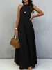 Novo Vestido Sem Mangas Liso Confortável Casual Elegante para Mulheres, Europeu e Americano, Transfronteiriço Amazon, Verão 2026