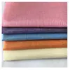 101 Colores 1200D Lino de Imitación Poliéster Catiónico Tela para Sofá Poliéster Lino Tela para Cojín Almohada Lino de Imitación Color Liso